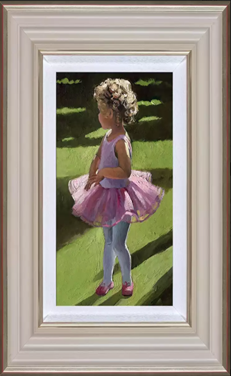Pretty in Pink by Sherree Valentine Daines - Framed Canvas on Board