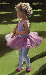 Pretty in Pink by Sherree Valentine Daines - Canvas on Board sized 7x12 inches. Available from Whitewall Galleries
